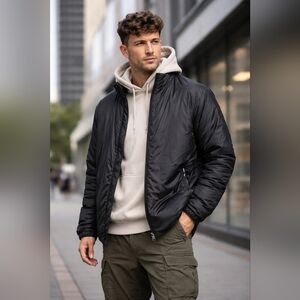 Houdini M's Up Jacket Black Primaloft Insulated Lightweight Coat Sz XXL